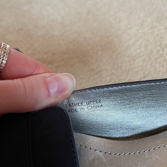 Tahari Black Minimalist Loafers - Picture 3 of 5